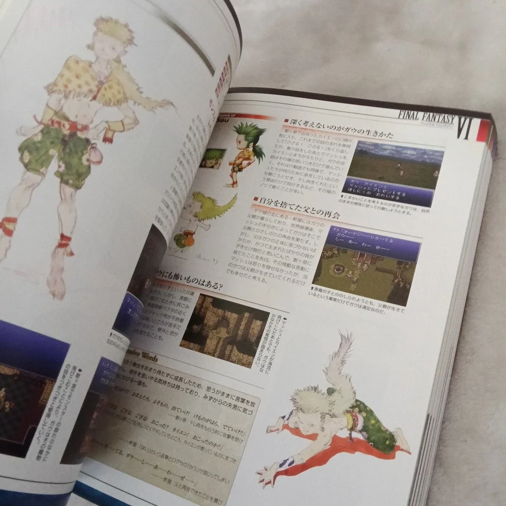 Final Fantasy 20th Anniversary Ultimania File 1 Character Art Book Square Enix